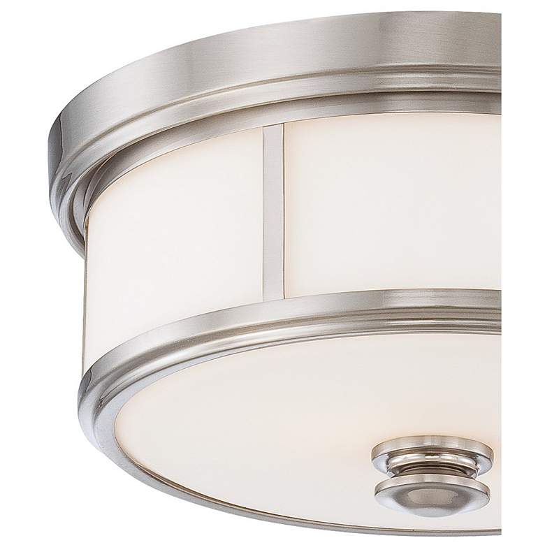 Image 3 Minka-Lavery Harbour Point 13 1/2" Wide Brushed Nickel Ceiling Light more views