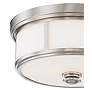 3_Minka-Lavery Harbour Point 13 1/2" Wide Brushed Nickel Ceiling Light more views