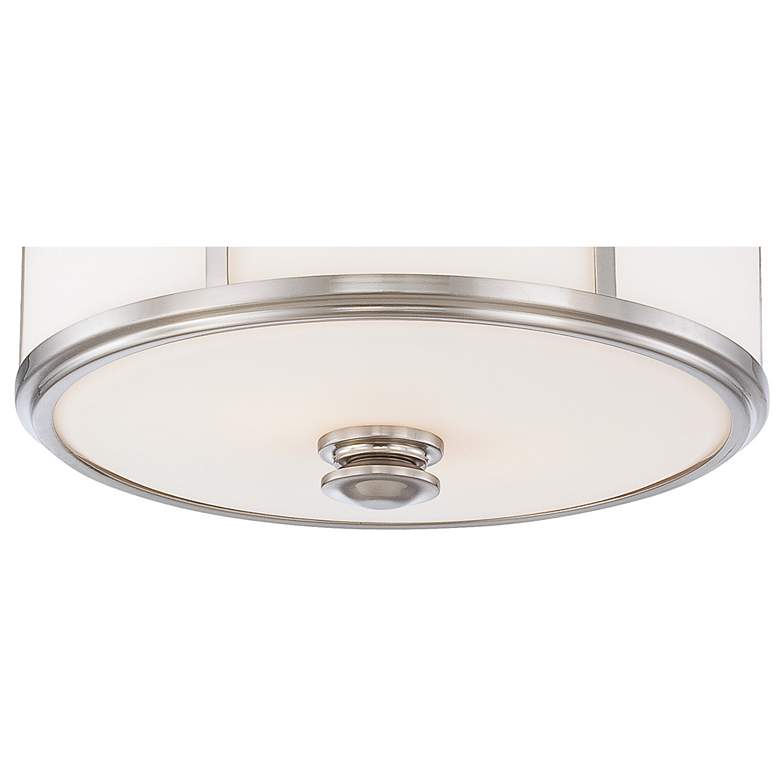 Image 4 Minka-Lavery Harbour Point 13 1/2" Wide Brushed Nickel Ceiling Light more views
