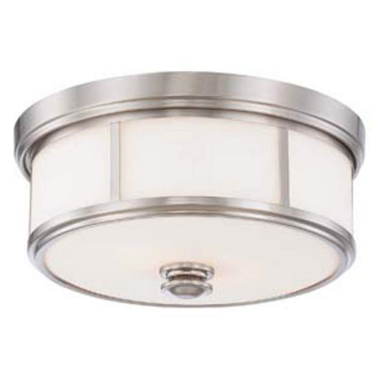 Image 6 Minka-Lavery Harbour Point 13 1/2" Wide Brushed Nickel Ceiling Light more views