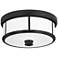 Minka Lavery Harbour Point 13 1/2" Wide Coal and White Ceiling Light