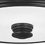 4_Minka Lavery Harbour Point 13 1/2" Wide Coal and White Ceiling Light more views