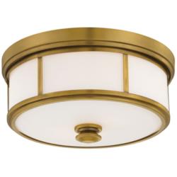Minka Lavery Harbour Point 13 1/2" Wide Liberty Gold Ceiling Light