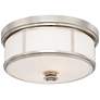 2_Minka Lavery Harbour Point 13 1/2" Wide Polished Nickel Ceiling Light