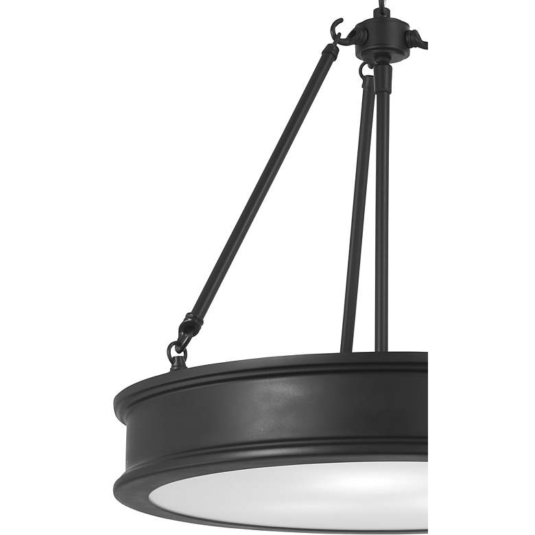 Image 5 Minka Lavery Harbour Point 19 inch Wide Black Finish Pendant Light more views
