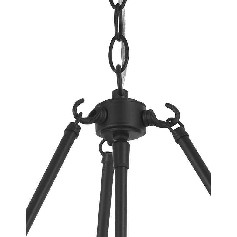 Image 5 Minka Lavery Harbour Point 19" Wide Black Finish Pendant Light more views