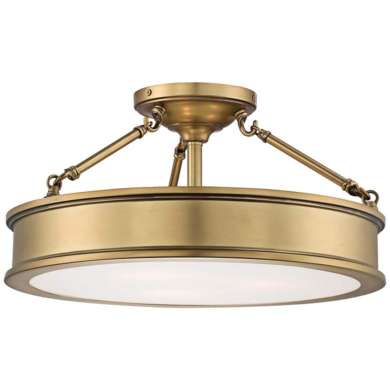 Image 2 Minka Lavery Harbour Point 19" Wide Liberty Gold Ceiling Light