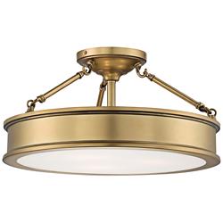 Minka Lavery Harbour Point 19&quot; Wide Liberty Gold Ceiling Light