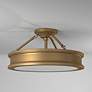 3_Minka Lavery Harbour Point 19" Wide Liberty Gold Ceiling Light more views