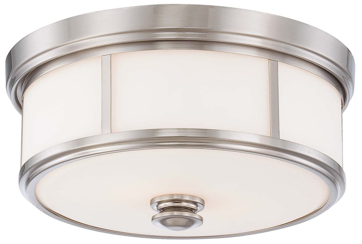 Minka-Lavery Harbour Point 2-Light Brushed Nickel Flush Mount