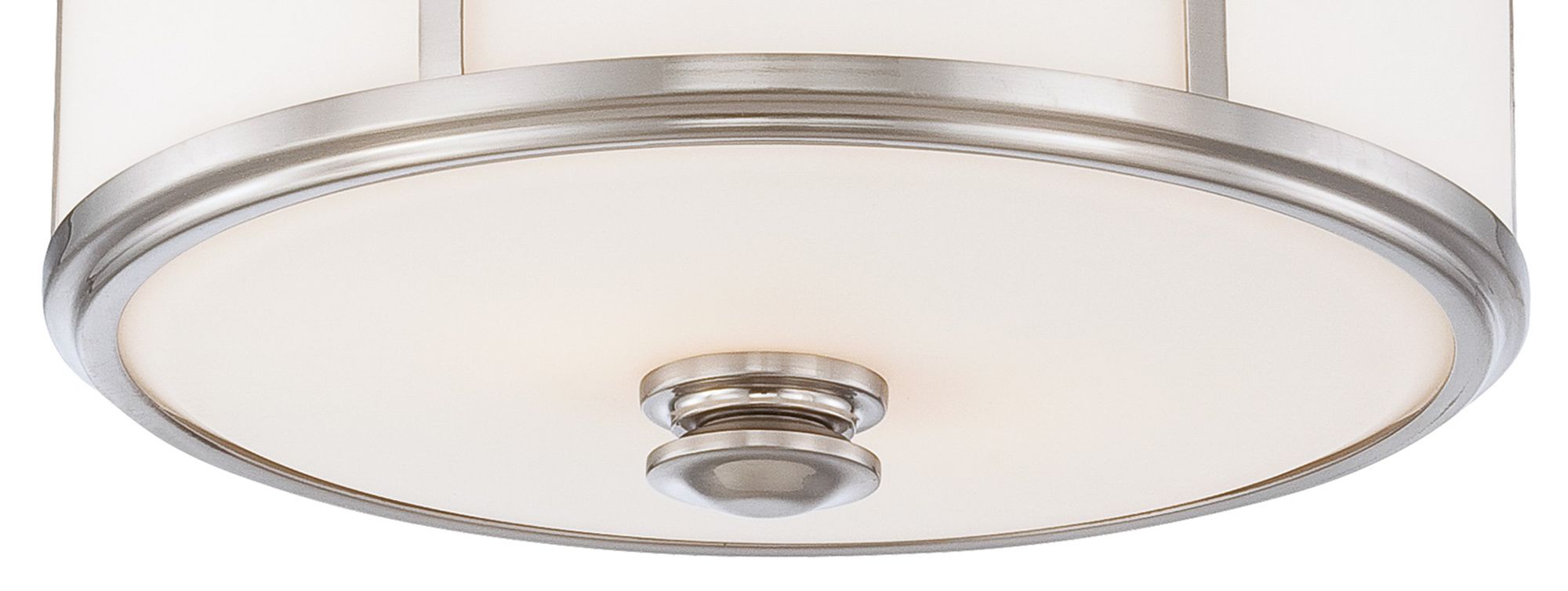 Image 4 Minka-Lavery Harbour Point 2-Light Brushed Nickel Flush Mount more views