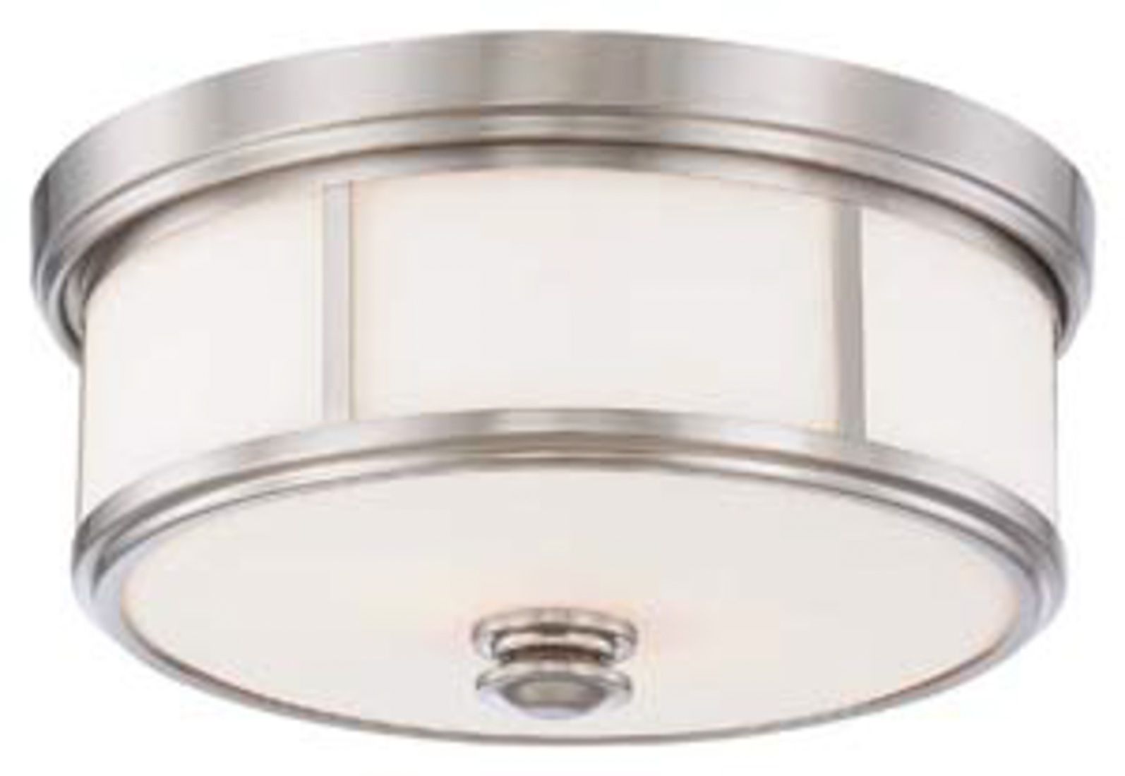 Image 6 Minka-Lavery Harbour Point 2-Light Brushed Nickel Flush Mount more views
