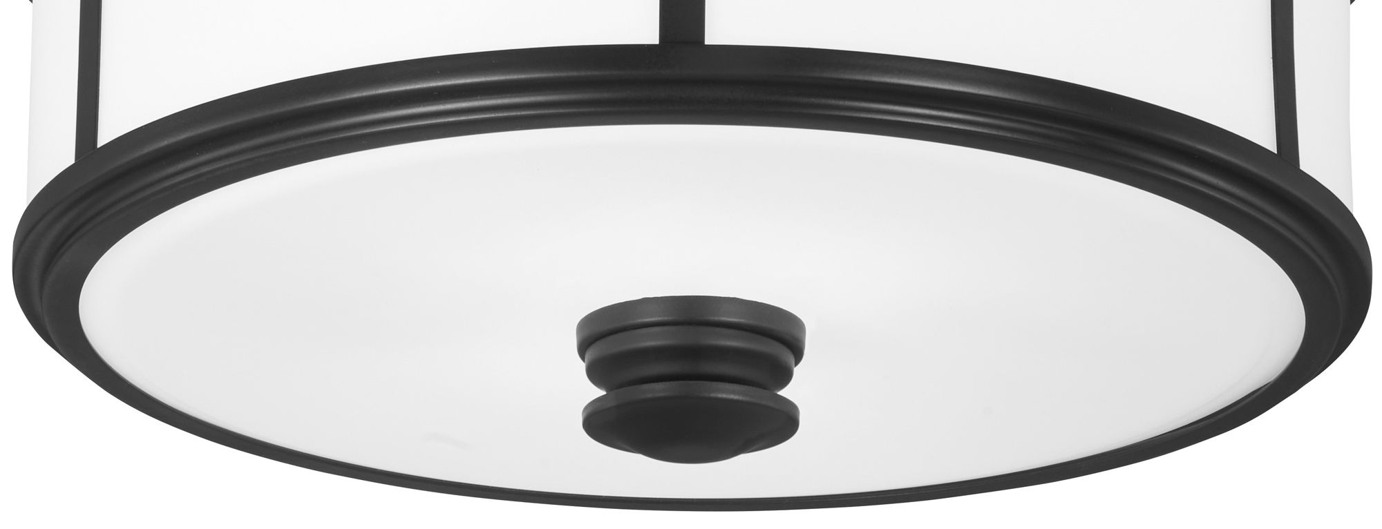 Image 4 Minka-Lavery Harbour Point 2-Light Coal Black Flush Mount more views