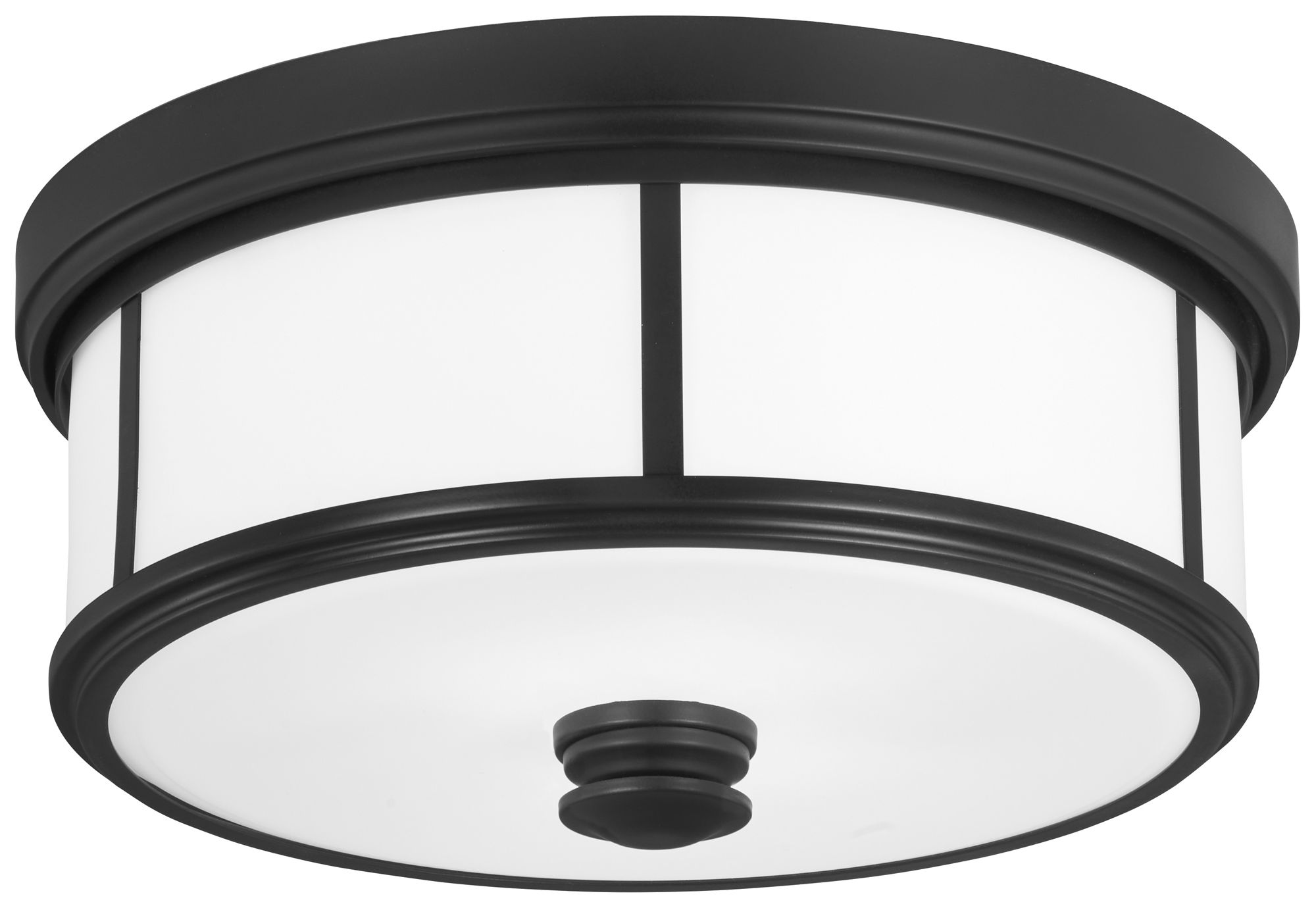Image 5 Minka-Lavery Harbour Point 2-Light Coal Black Flush Mount more views