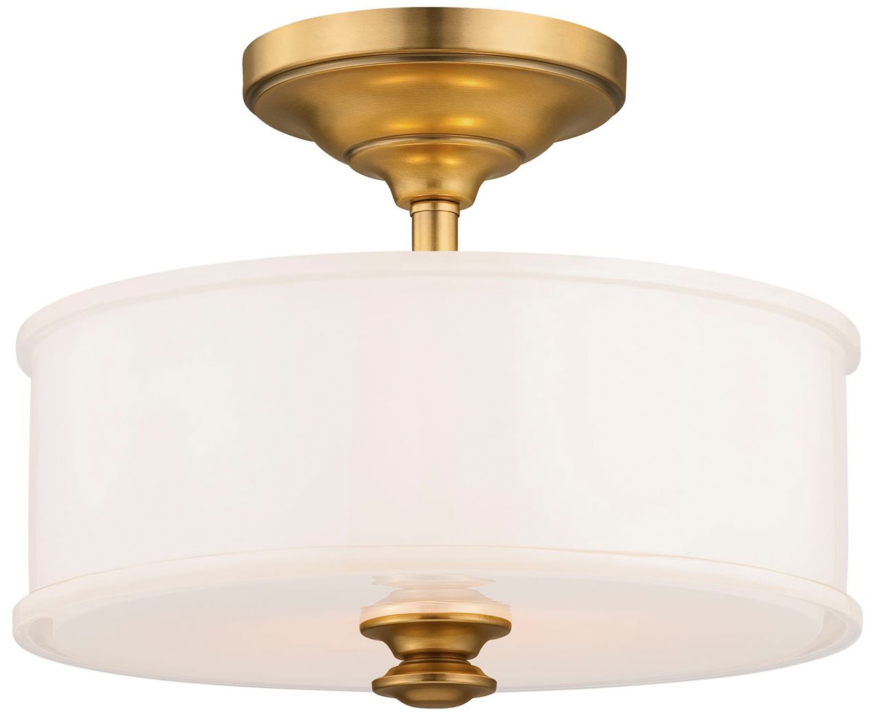 Minka-Lavery Harbour Point 2-Light Liberty Gold Semi Flush