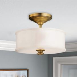 Minka-Lavery Harbour Point 2-Light Liberty Gold Semi Flush