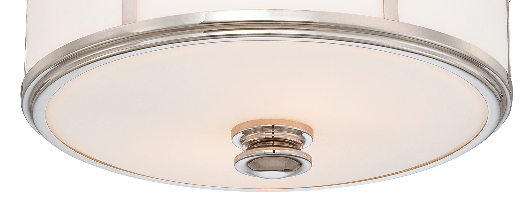 Image 4 Minka-Lavery Harbour Point 2-Light Polished Nickel Flush Mount more views