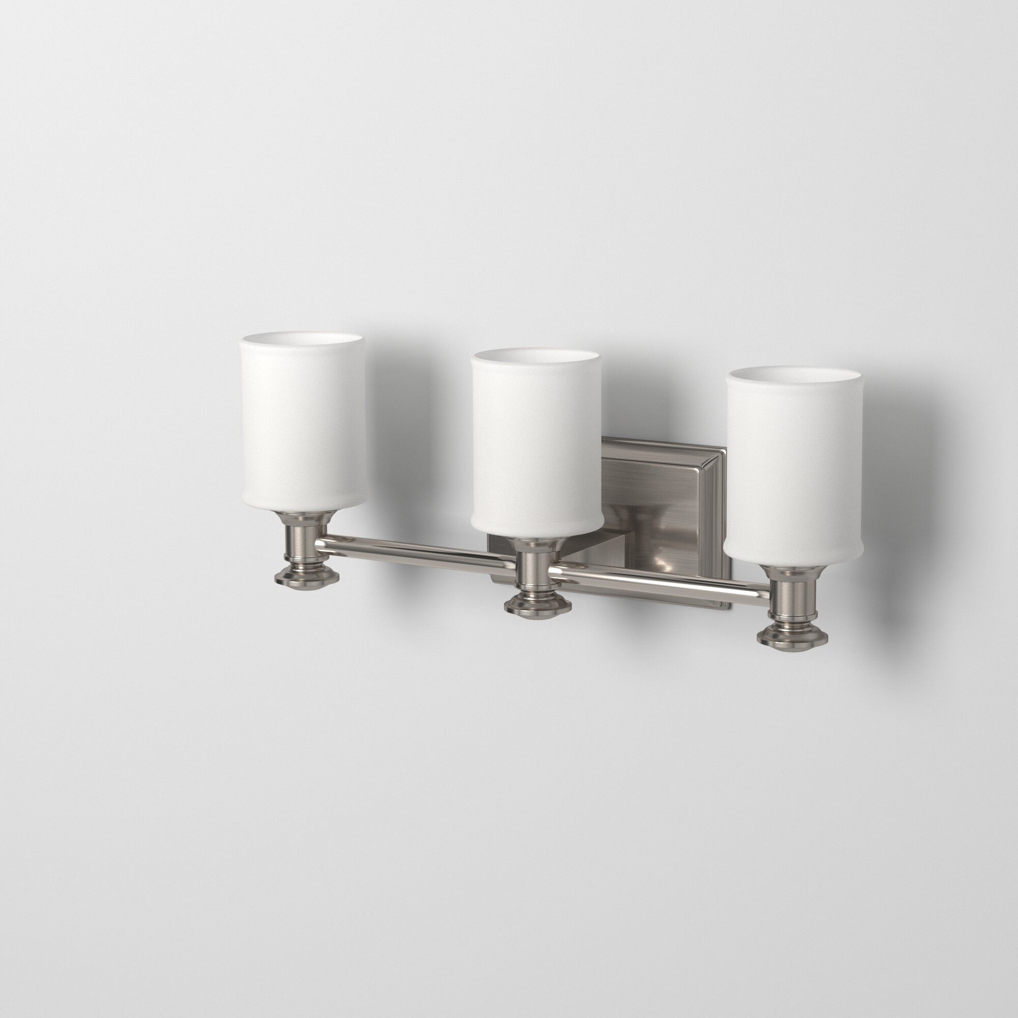 Image 4 Minka-Lavery Harbour Point 3-Light Brushed Nickel Bath more views