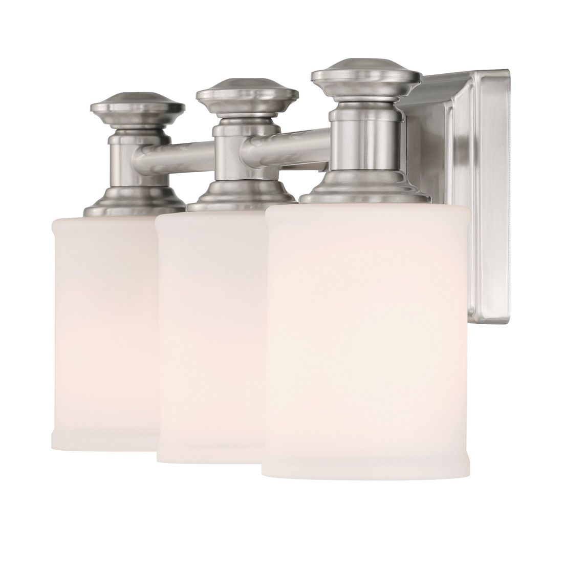 Image 6 Minka-Lavery Harbour Point 3-Light Brushed Nickel Bath more views