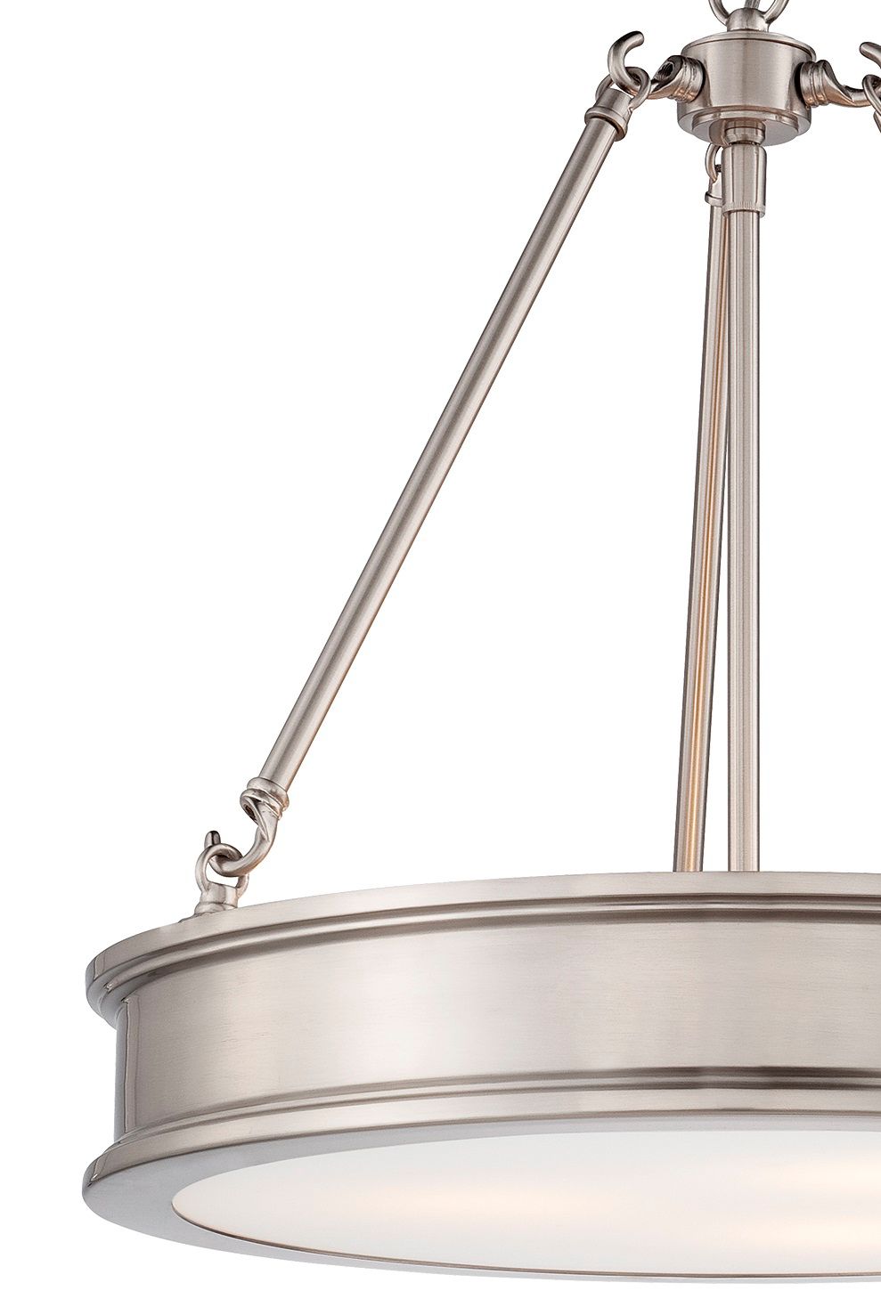 Image 2 Minka-Lavery Harbour Point 3-Light Brushed Nickel Pendant more views