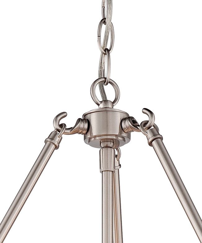 Image 3 Minka-Lavery Harbour Point 3-Light Brushed Nickel Pendant more views
