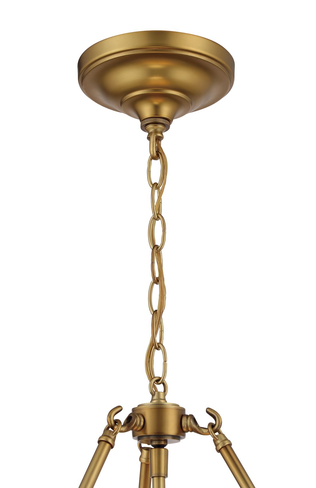 Minka-Lavery Harbour Point 3-Light Liberty Gold Pendant in scene