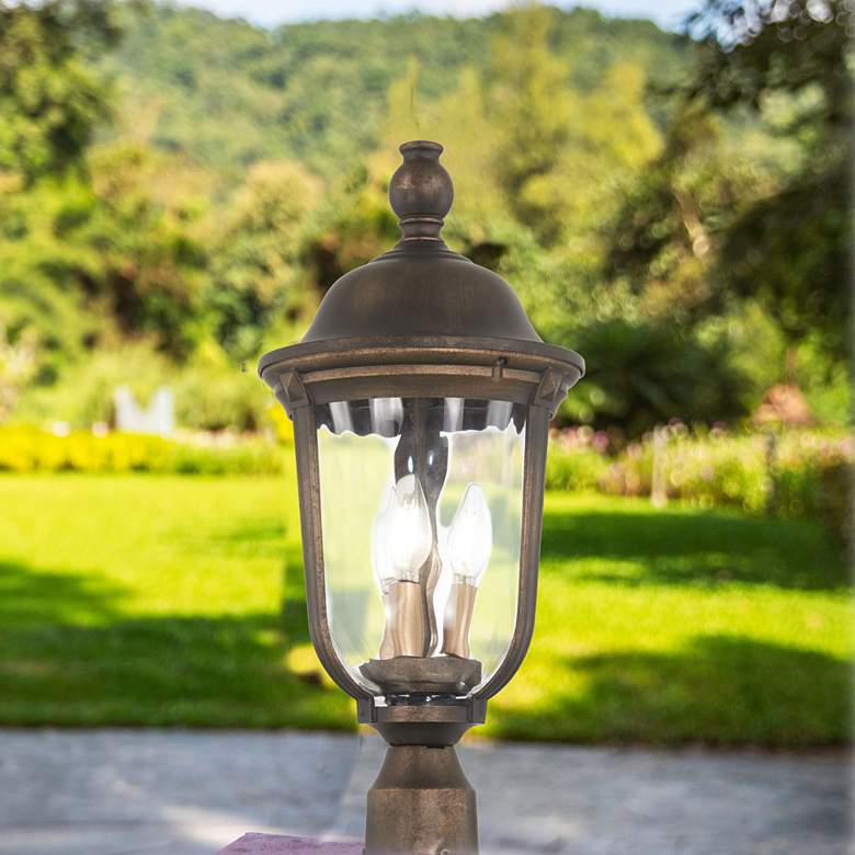 Image 6 Minka Lavery Havenwood 21 1/4" Tavira Bronze Outdoor Post Light more views