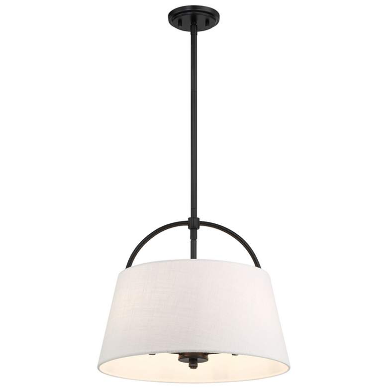 Image 2 Minka Lavery Headington 3-Light Black 18-inch Pendant