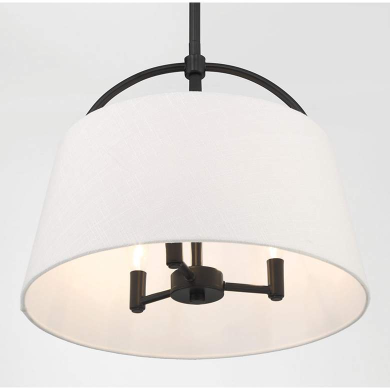Image 5 Minka Lavery Headington 3-Light Black 18-inch Pendant more views