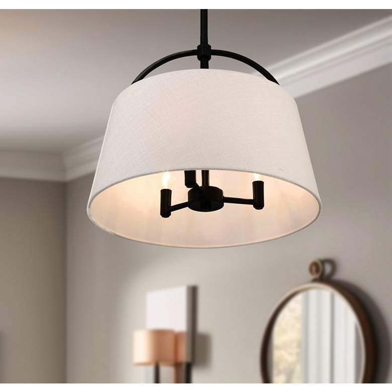 Image 6 Minka Lavery Headington 3-Light Black 18-inch Pendant more views