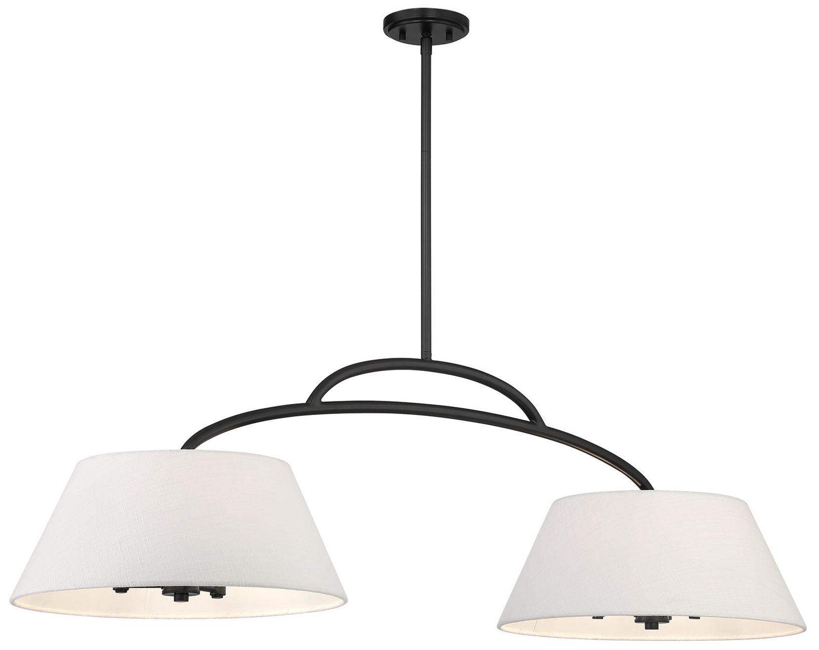 Minka Lavery Headington 6-Light Black 48-in Island Chandelier