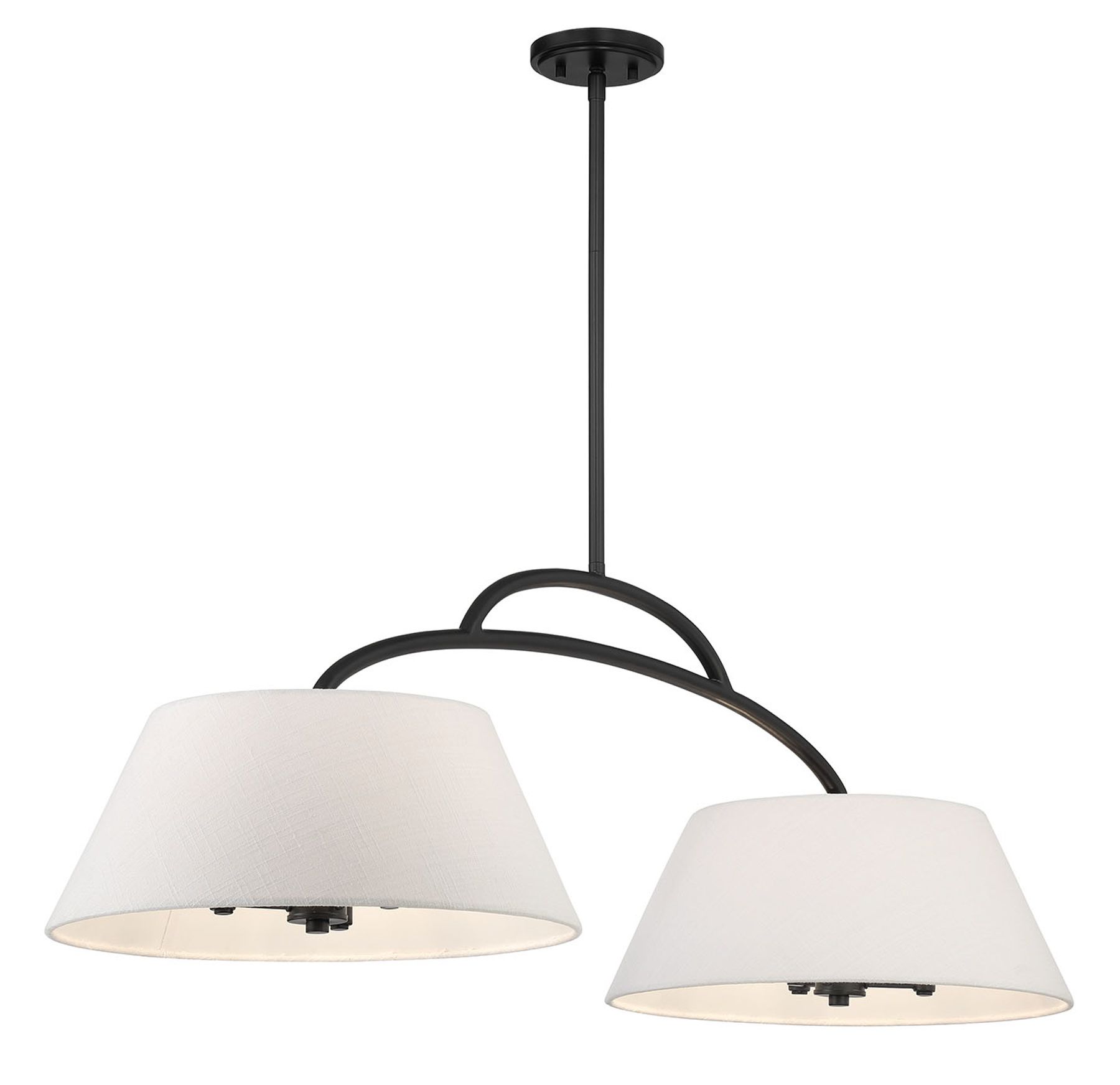 Image 5 Minka Lavery Headington 6-Light Black 48-in Island Chandelier more views