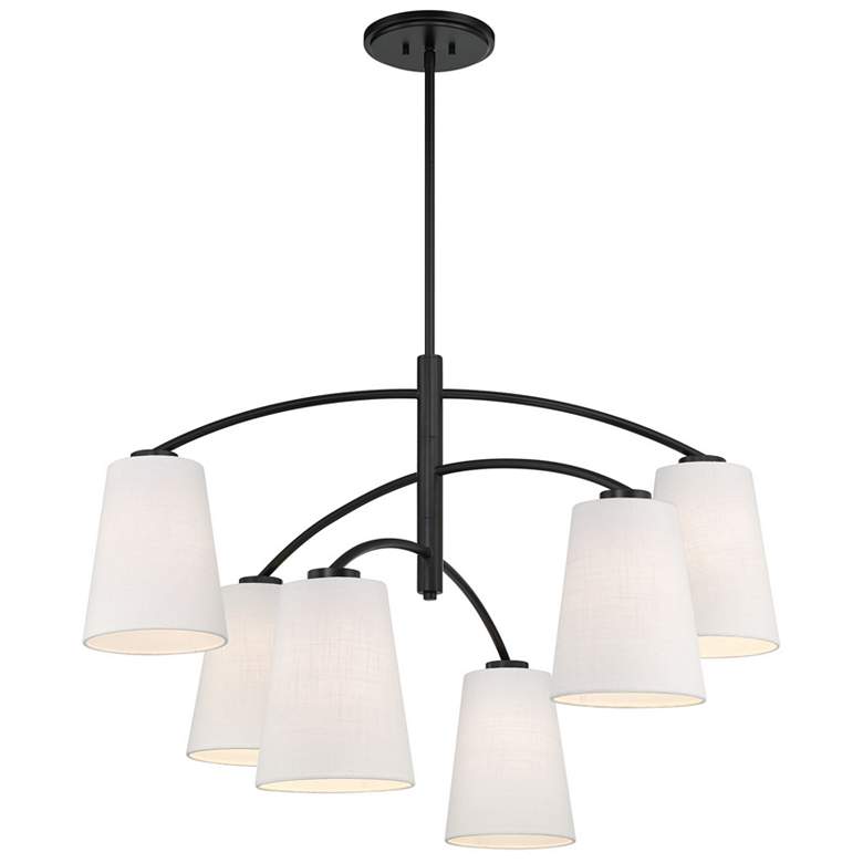 Image 2 Minka Lavery Headington 6-Light Black Chandelier