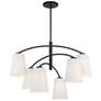 2_Minka Lavery Headington 6-Light Black Chandelier