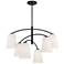 Minka Lavery Headington 6-Light Black Chandelier