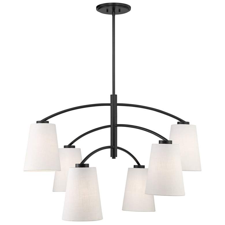 Image 3 Minka Lavery Headington 6-Light Black Chandelier more views