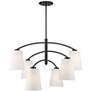 3_Minka Lavery Headington 6-Light Black Chandelier more views