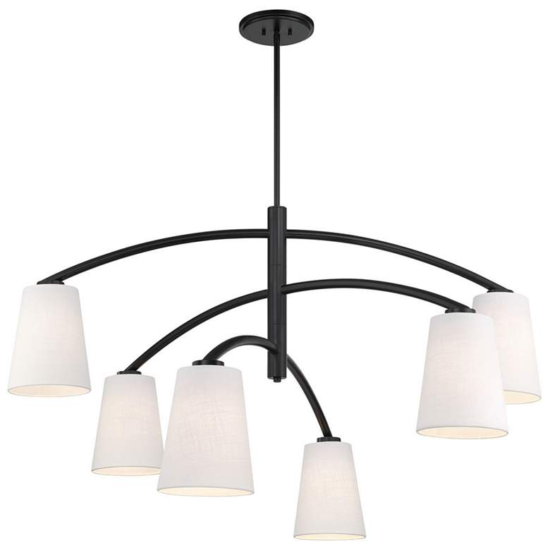 Image 2 Minka Lavery Headington 6-Light Black Chandelier
