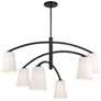 2_Minka Lavery Headington 6-Light Black Chandelier