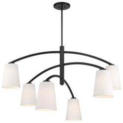 Minka Lavery Headington 6-Light Black Chandelier