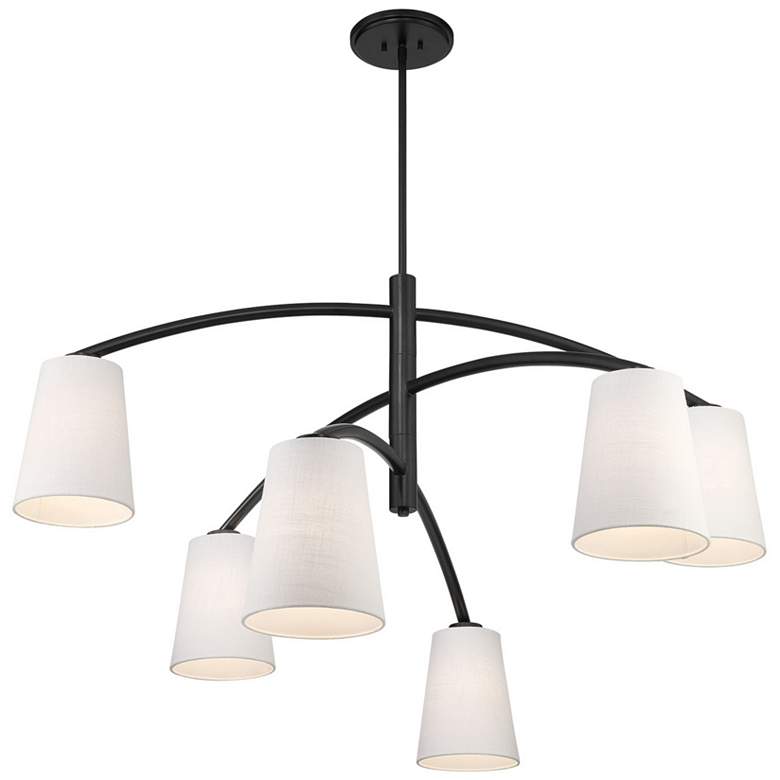 Image 3 Minka Lavery Headington 6-Light Black Chandelier more views