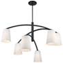 3_Minka Lavery Headington 6-Light Black Chandelier more views