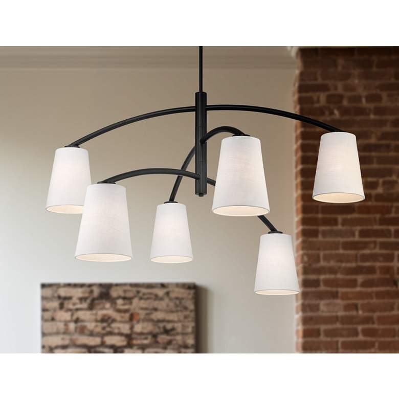 Image 6 Minka Lavery Headington 6-Light Black Chandelier more views