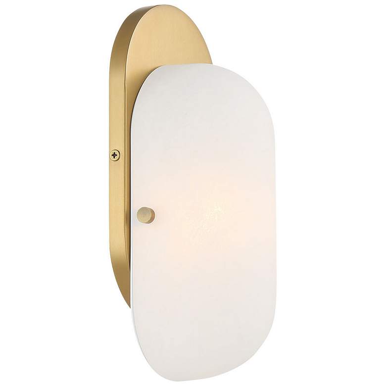 Image 1 Minka Lavery Heathcote 1-Light 4.5-in Legacy Brass Indoor Vanity LighT