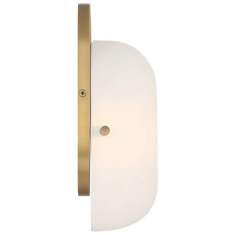 Image 4 Minka Lavery Heathcote 1-Light 4.5-in Legacy Brass Indoor Vanity LighT more views