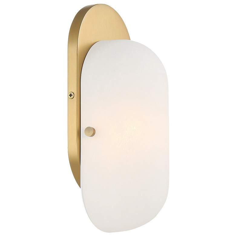 Image 6 Minka Lavery Heathcote 1-Light 4.5-in Legacy Brass Indoor Vanity LighT more views