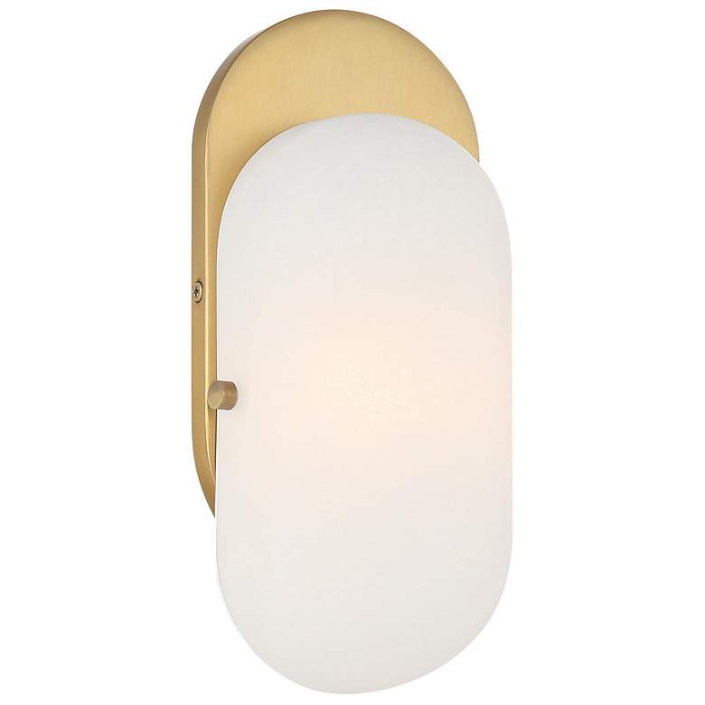 Image 7 Minka Lavery Heathcote 1-Light 4.5-in Legacy Brass Indoor Vanity LighT more views
