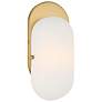 7_Minka Lavery Heathcote 1-Light 4.5-in Legacy Brass Indoor Vanity LighT more views