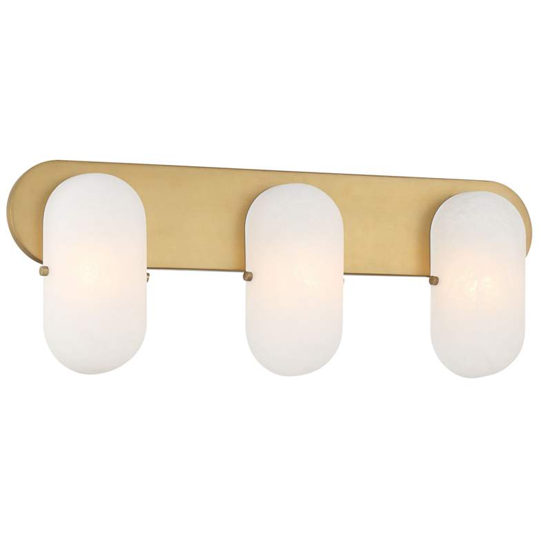 Image 4 Minka Lavery Heathcote 3-Light 24-in Legacy Brass Indoor Vanity Light more views