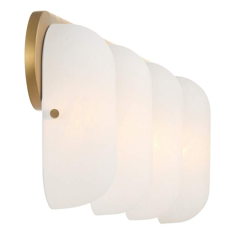 Image 4 Minka Lavery Heathcote 4-Light 32-in Legacy Brass Indoor Vanity Light more views